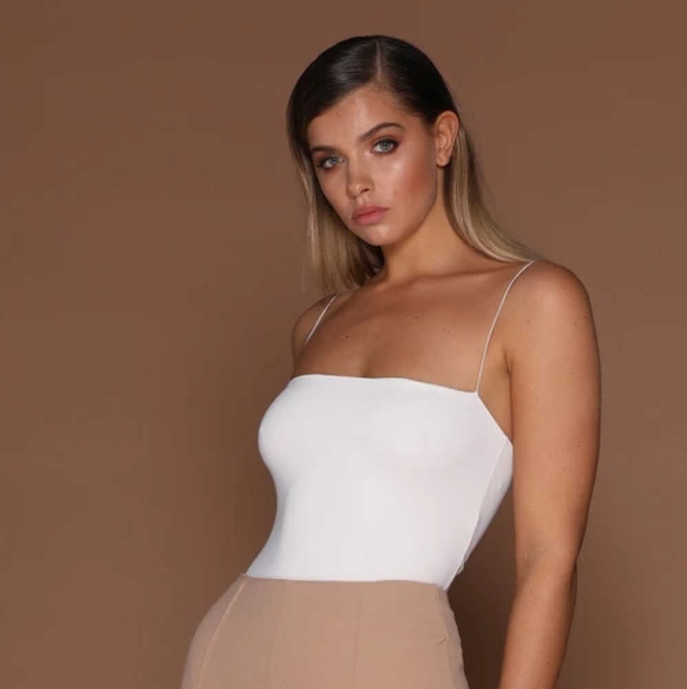 Meshki Leila Bodysuit -- White